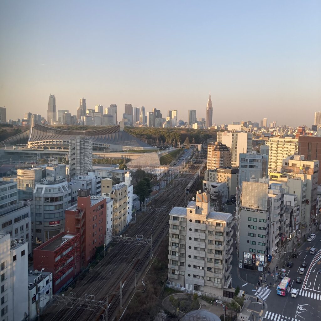 渋谷区の宮下パークからの眺望
