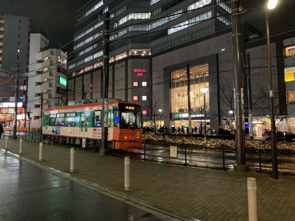 JR大塚駅と都電荒川線